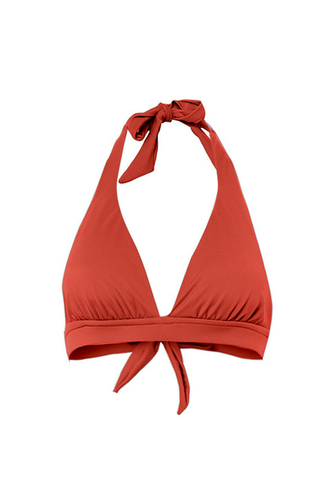 COLOR MIX REBORN BANDED HALTER TOP