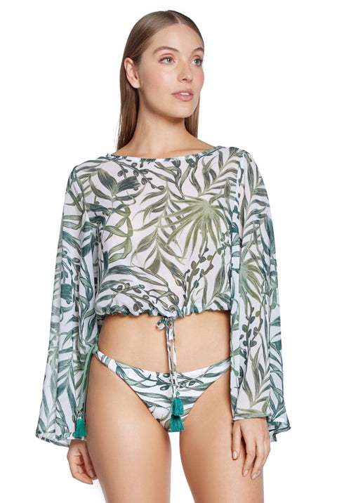 JUNGLE LONG SLEEVE COVERUP