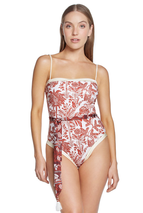 ANCESTRAL BANDEAU ONE PIECE - Latin