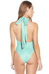 THE ROYAL PALM TREE HIGH NECK ONE PIECE (LATIN FIT)