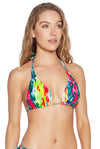 COLIBRI TIE DYE TRIANGLE TOP