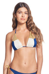 GARDEN COLOR BLOCK TRIANGLE TOP