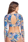 JOYFUL CROP RASHGUARD TOP