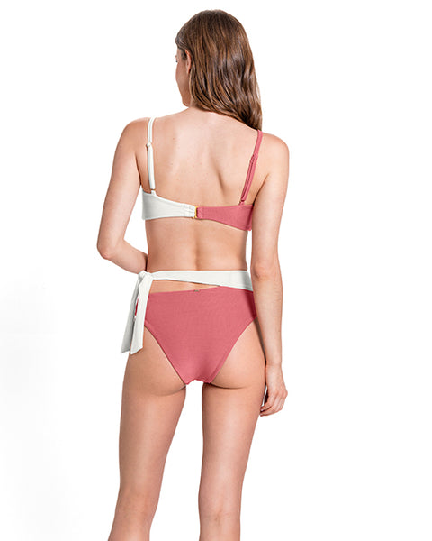 CALI COLOR BLOCK BANDEAU TOP