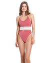 CALI SCOOP NECK STRAPPY ONE PIECE