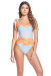 MALIBU SHOULDER TIE ONE PIECE