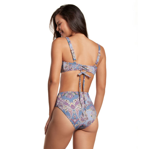 PAISLEY PUNCH OTS TOP AND HIGH WAIST BOTTOM (SET)